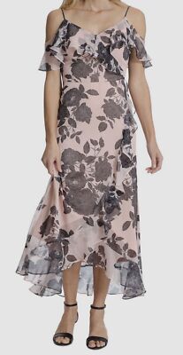 maxi peplum dress Clement Pleated Peplum Maxi Dress Large