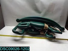 PLAYBERG Plastic Double Glider Playground 2 Person Swing, Green