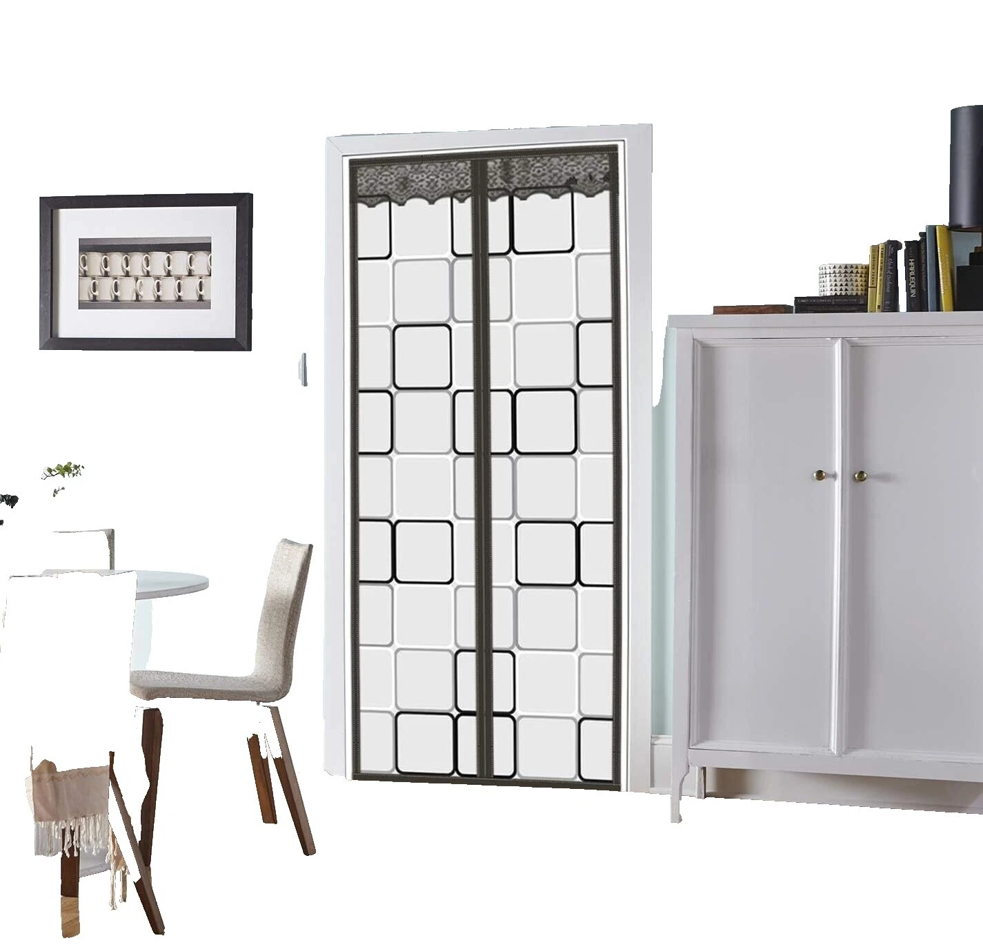 Cortinas de Ventana de plástico