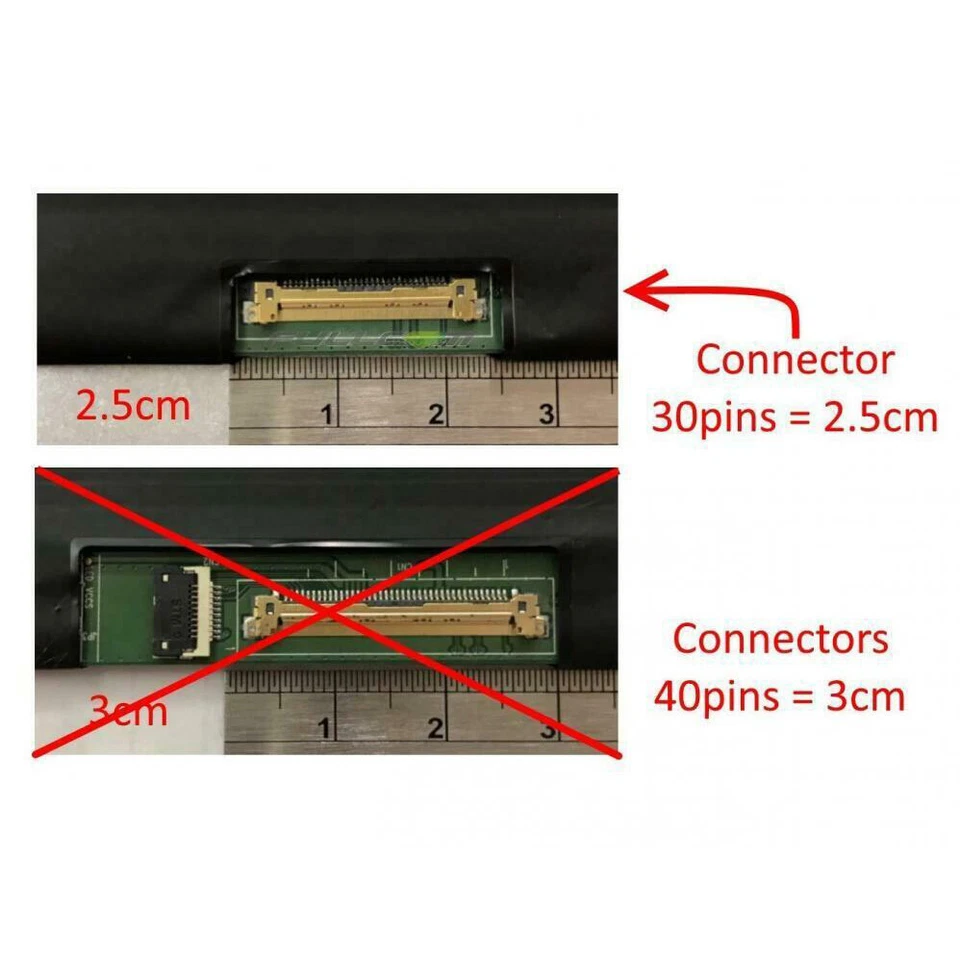 For Acer Aspire One A01-131 A01-131M A01-132 30pins LED LCD screen KL.11605.034 - Image 3 of 4