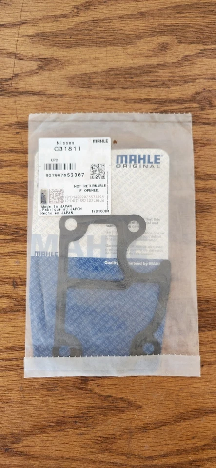 Junta de carcasa termostato refrigerante motor Mahle C31811 para Nissan Sentra 2002-06 Foto 2 de 2