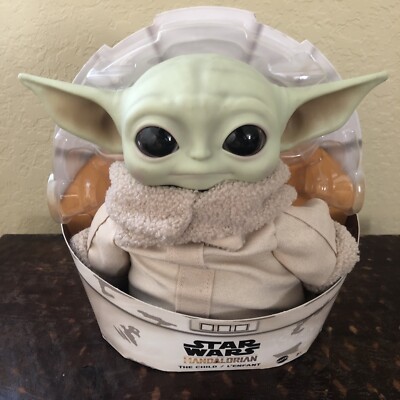 Star Wars Mandalorian The Child 11" Plush Baby Yoda Doll Mattel ...
