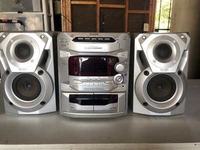 panasonic 5cd changer music system