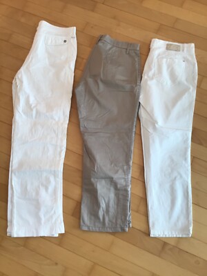 Brax Hose Damen Sommer weiß grau Gr. 40, 42, 