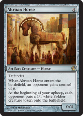 horse mtg cards Akroan Horse ~ Lightly Played Theros MTG Magic UltimateMTG Artifact Card
