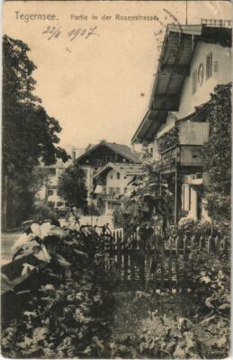 Carte Postale Ancienne - Tegernsee Hauptstrasse - Allemagne - Occasion