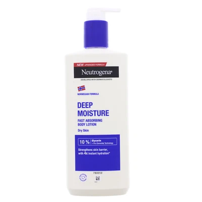 Neutrogena Deep Moisture Bodylotion Norwegische Formel für trockene Haut 400ml