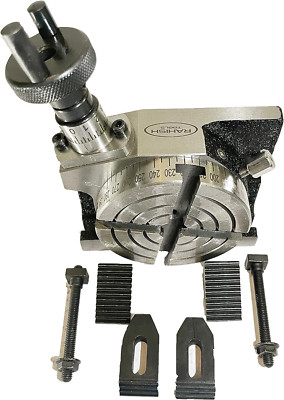 3'' Inches (75Mm) 4 Slots Horizontal and Vertical (H/V) Rotary Table with M6 Clam