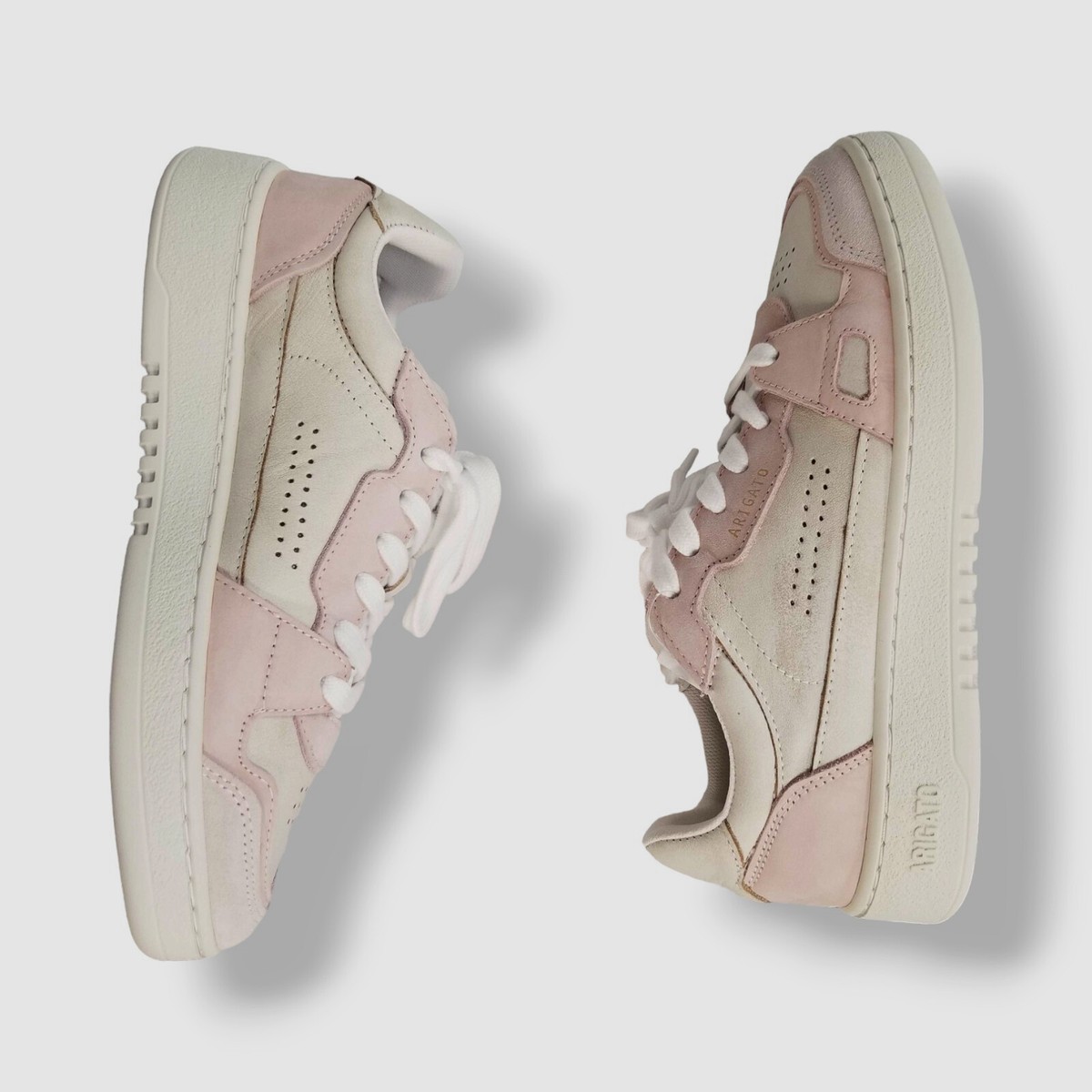 $255 Axel Arigato Women's Pink Dice Lo Lace-up Leather