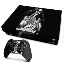 Xbox One X Console Skins Decal Wrap ONLY Skull girl Gangster