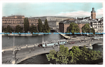 R235439 Stockholm The Bank of Sweden The Royal Palace Nordisk Konst Made in Swed