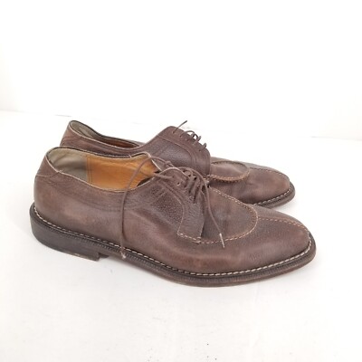 B47 Brown Hand Made Sutor Mantellassi Shoes Norvegese Welt, Size 9 Split Toe B47 Brown Hand Made Sutor Mantellassi Shoes Norvegese Welt  main image 2