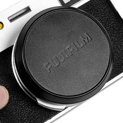 Metall Frontlinsendeckel Push Up 49mm für Fujifilm X100 X100S X100T X70 Kameras
