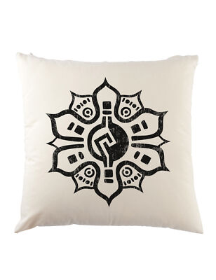 Aztec Flower I Dekokissen Aztecs Tattoo American Indians Tribe Symbol Sign