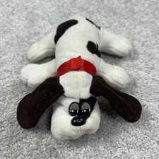 Vintage 1985 Tonka Pound Puppies Plush Gray  Brown 7 inch Stuffed Puppy Dog