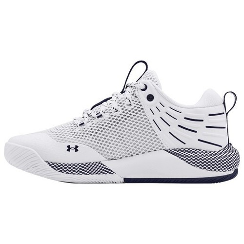 Zapatos de voleibol Under Armour para mujer HOVR Block City 10,5 blancos marinos 3023709-100 - Imagen 2 de 4