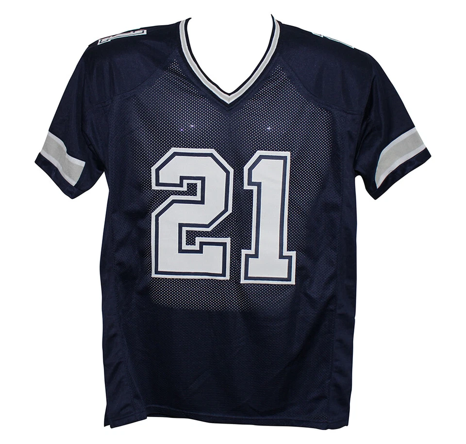 Jersey Beckett 37017 Ezekiel Elliott Autografiado/Firmado Estilo Profesional Azul XL Foto 3 de 4