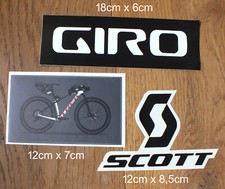 3 Sticker Aufkleber Giro Scott Mountainbike Rennrad MTB Bike