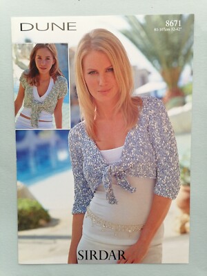 ***BARGAIN!!  Knitting Pattern Brand New SIRDAR 8671 Ladies, Buy 4 get 1 Free