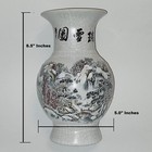 Asian Porcelain Crackle Glaze Cherry Blossom Hand-Painted 19th Century - Taiwan