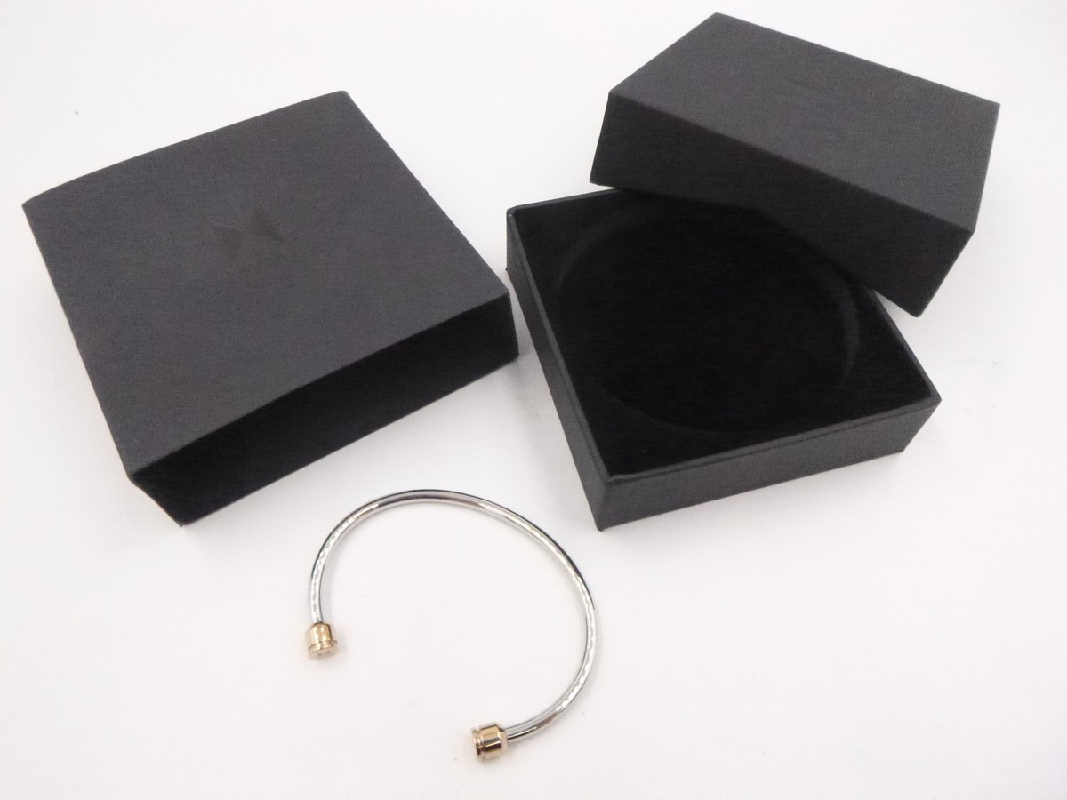 MVMT Crown Cuff Silver Rose Gold Cuff Bracelet Small Wrist