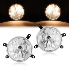 Pair Clear Lens Fog Lights For Ford Mustang GT 2005-2009 Driving Lamps W/Bulbs