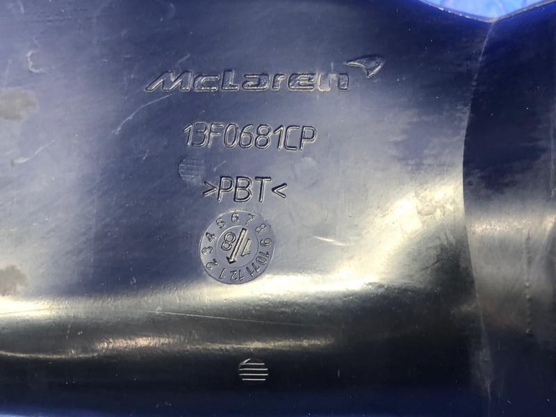 2016-2021 MCLAREN 570S OEM LEFT AIR CLEANER FILTER DUCT PIPE 13F0681CP