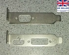 Set of Low Profile Brackets for PCI Express Graphics cards