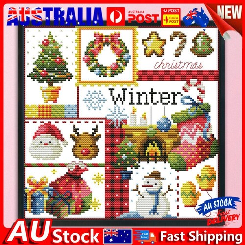 Prokreuzstich 14CT Stickerei Set - Kolibri Design 51x50cm Für Anfänger