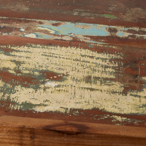 Reclaimed Boat Wood Trunk Storage Box Living Room Furniture in Multicolored - Picture 4 of 4