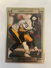 1990 Hi-Pro Marketing Gold Football Card Greg Lloyd Steelers  #227