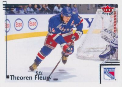 2012-13 Fleer Retro #38 THEOREN FLEURY - New York Rangers