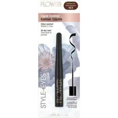 FLOWER Beauty Style-Eyes Liquid Eyeliner - Espresso Ink