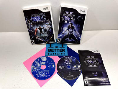 Star Wars: Force Unleashed I & II (Nintendo Wii Video Game Lot)