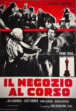 IL NEGOZIO AL CORSO-Poster affiche originale-Ebraismo-1965-