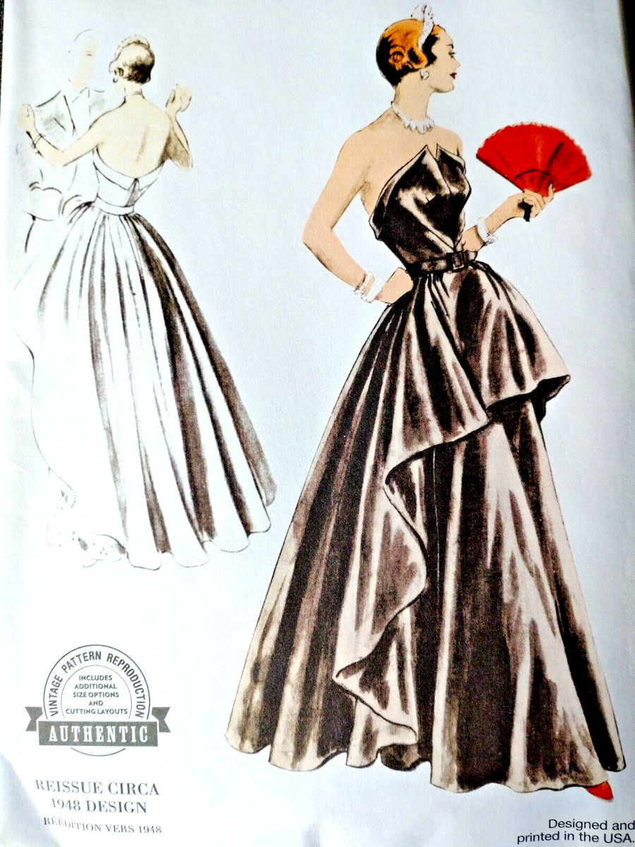VOGUE パターンブック,1963年 V1963 | Misses‚Äô Evening Dress | Vogue Patterns