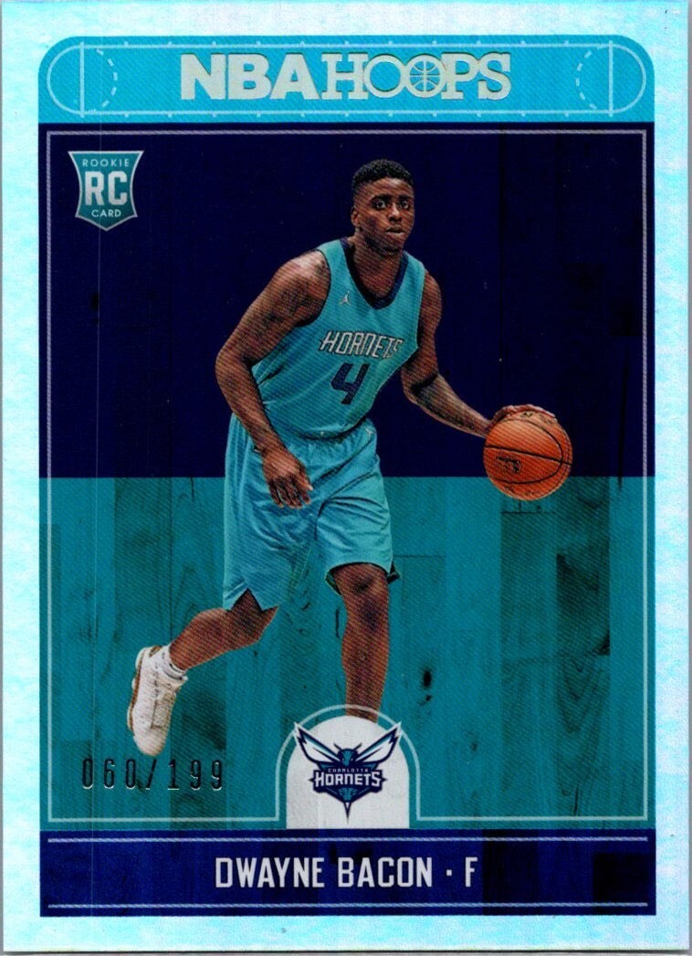 2017-18 Panini NBA Hoops /199 Silver Holo #290 Dwayne Bacon RC