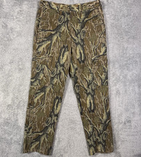 Vintage Mossy Oak Pants Mens 34x32 Original Treestand USA Made Cargo Hunting