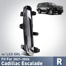 Fog Light For 2021-2024 Cadillac Escalade w/ LED DRL Right Passenger Side