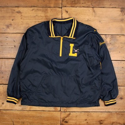 Vintage Rennoc Windbreaker Jacke XL Baseball Pullover Blau