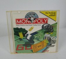 Vintage Monopoly PC CD-ROM Game by Infogrames Classic Board Game for Windows