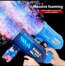 Fully Automatic Bubble Gun Rocket Bubbles Machine Automatic Blower with Bubble