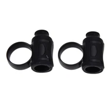 Full Black 1 Pair Drum Sticks Aid Silicone Finger Controller Jazz Drumstick