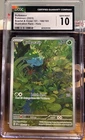 Bulbasaur 166/165 Art Rare - CGC Gem Mint 10 - English 151 - Pokemon TCG 2023