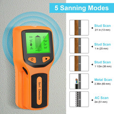 5 in 1 Electric Detector Wall Wood Metal Sensor Wire Stud Finder Cable Scanner