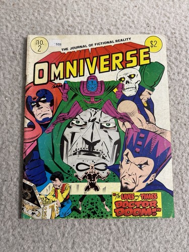Fanzine OMNIVERSE JOURNAL OF FICTIONAL REALITY #2 Vintage #2 Dr Doom
