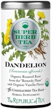 Organic Dandelion Tea Bags, Dandelion SuperHerb Herbal Tea, Caffeine Free Herbal