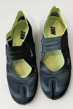 Nike Women’s air rift split toe Black Mesh shoe 8 Running Gym Tabi  (487788)