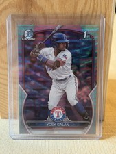 Topps 2023 Bowman Chrome Prospects Yosy Galan 1st Bowman 93/125 Rangers #BCP-221