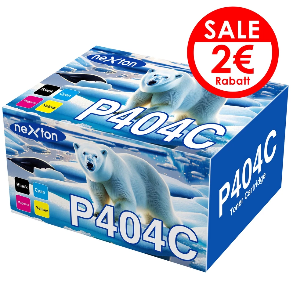 4 XXL Toner für Samsung CLT-404S Xpress C480 C480W C480FW C480FN C430 C430W C482 - Bild 2 von 4